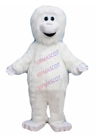 New Anime Cosply Costumes White Monkey Yeti Mascot Costume Adult Cartoon Character Yeti Theme Carnival Mascotte Fancy Dress 1879