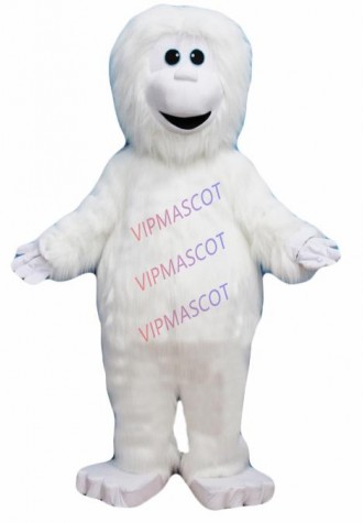 New Anime Cosply Costumes White Monkey Yeti Mascot Costume Adult Cartoon Character Yeti Theme Carnival Mascotte Fancy Dress 1879