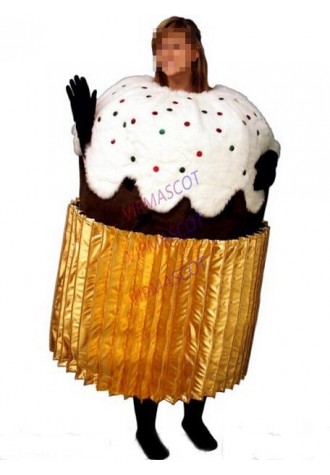 Cup cake mascot costume wholesale adult size high quality cartoon cake food theme birthday cosplay costumes carnival fancy 2680
