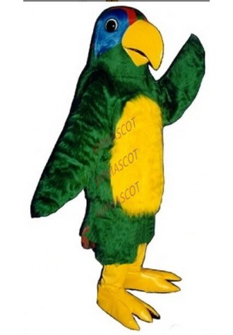 Parrot bird mascot costume adult size long plush green macaw parrot theme anime cosplay costumes carnival fancy dress kits 2759