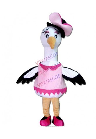 miss swan mascot costume factory wholesale cartoon white swan bird theme anime cosplay costumes stage performing carnival 2796