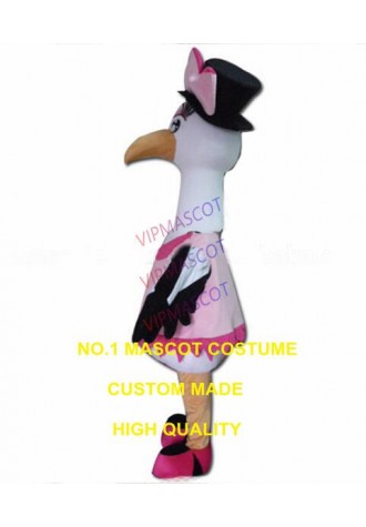 miss swan mascot costume factory wholesale cartoon white swan bird theme anime cosplay costumes stage performing carnival 2796