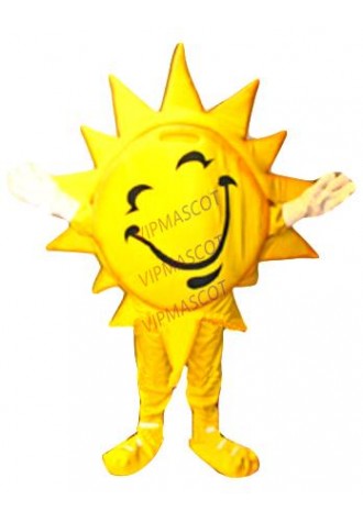 sunny sun mascot costume for adult wholesale new cartoon golden sun sunshine theme anime cosplay costumes carnival fancy 2841