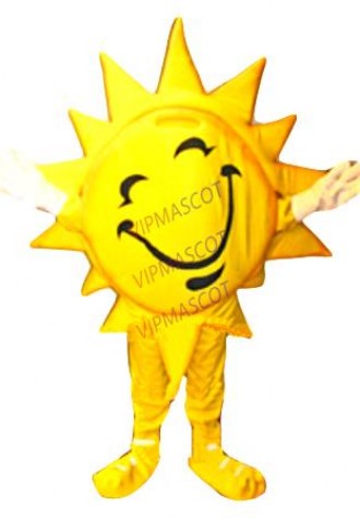 sunny sun mascot costume for adult wholesale new cartoon golden sun sunshine theme anime cosplay costumes carnival fancy 2841