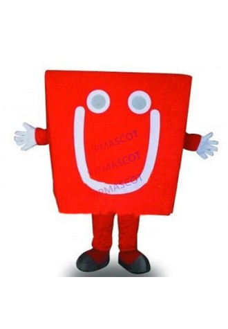 Anime Cosply Costume Red Hand Shopping Bag Mascot Costume Shop Advertising Mascotte Fancy Dress Suit 1960