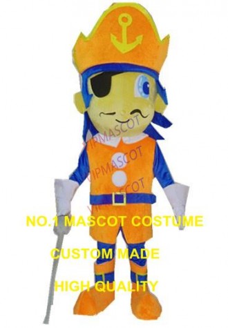 pirate boy mascot costume custom adult size cartoon character cosplay carnival costume 3182