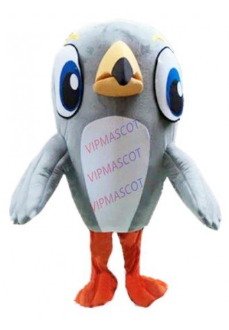 grey Woodpecker mascot costume custom cartoon character cosplay adult size carnival costume 3094