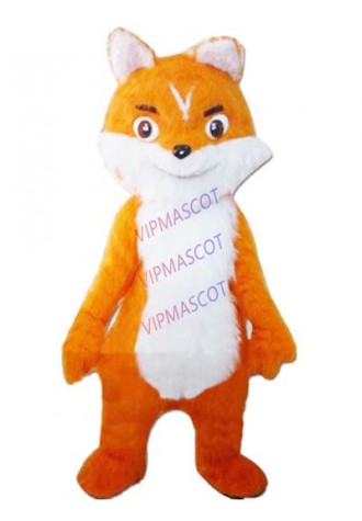 plush fox mascot costume cute brown fox custom cartoon character cosplay adult size carnival costume 3163