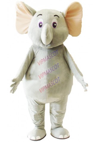 custom grey elephant mascot costume adult size cartoon elephant theme anime cosply costumes carnival fancy dress kits 3446