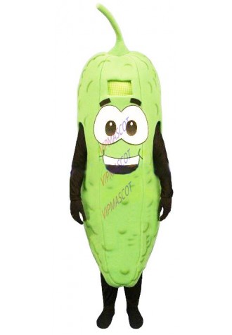 high quality green pickle vegetable cartoon mascot costumes adult size pickle theme anime cosplay costumes carnival fancy 2552