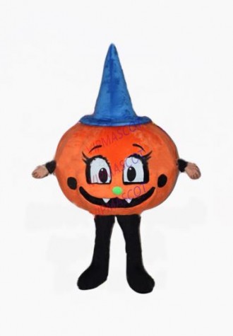 New blue hat Halloween Pumpkin Mascot Costume Adult Cartoon Character Hot Sale Halloween Pumpkin theme Fancy Dress 2564