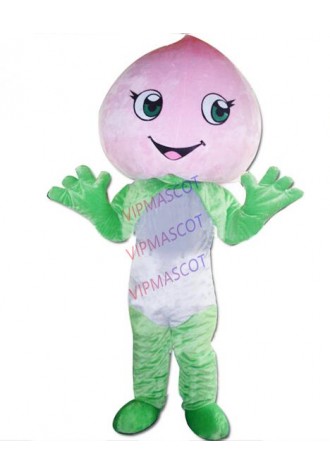 peach mascot costume factory wholesale new hot custom cartoon fresh peach fruit theme anime cosplay costumes carnival fancy 2878