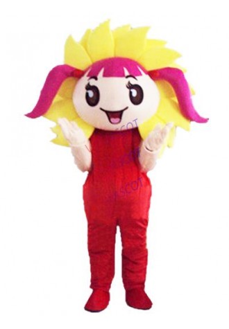 sun girl mascot costume custom cartoon character cosplay adult size carnival costume 3052