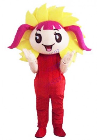 sun girl mascot costume custom cartoon character cosplay adult size carnival costume 3052