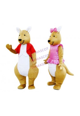 Kangaroo Mascot Costume adult size kangaroo couple custom high quality cartoon kangroo theme anime cosplay costumes 3404