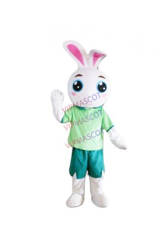 Green Coat Rabbit mascot costume animal cartoon costume adult children party fancy dress mascot costume free shipping