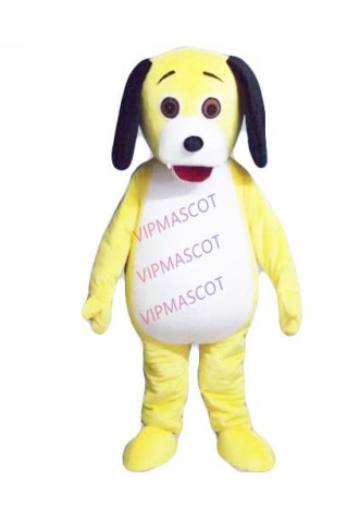 Professional Cute Yellow Dog Rabbit mascot costume animal cartoon costume adult party fancy dress mascot costume free shipping