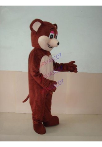 EVA Material Helmet Dark brown bear Mascot Costumes Movie props cartoon Apparel Cosplay Custom made Adult Size 455