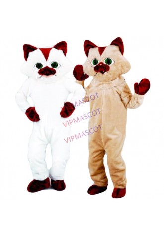 Can be washed with water EVA Material Helmet Brown white cat Mascot Costumes Cartoon Apparel Birthday party cosplay 171