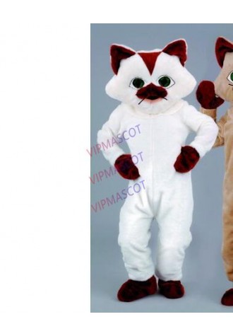 Can be washed with water EVA Material Helmet Brown white cat Mascot Costumes Cartoon Apparel Birthday party cosplay 171