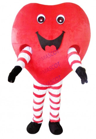 Make Real picture EVA Material RED HEART Mascot Costumes Movie props party Cosplay cartoon Apparel 516