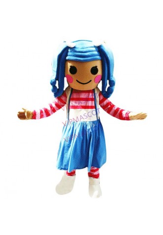 Make EVA Material Helmet lalaloopsy girl Mascot Costume Cartoon Apparel Halloween Birthday party Cosplay 696