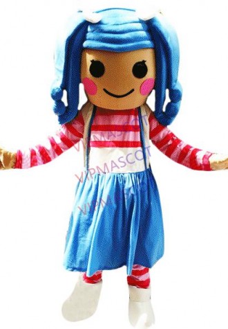 Make EVA Material Helmet lalaloopsy girl Mascot Costume Cartoon Apparel Halloween Birthday party Cosplay 696