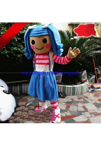 Make EVA Material Helmet lalaloopsy girl Mascot Costume Cartoon Apparel Halloween Birthday party Cosplay 696