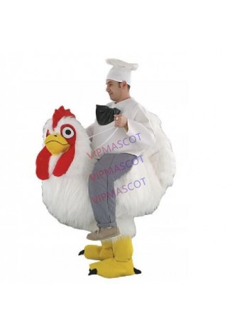 Rapid MaKe Can be washed with water EVA Material Helmet Chicken back Mascot Costumes cartoon Apparel Cosplay 364