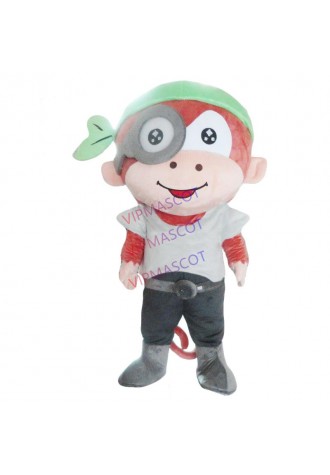Make EVA Material Helmet long tail monkey Mascot Costumes Crayon Cartoon Apparel Birthday party Masquerade 957