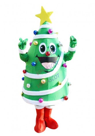 high quality Make EVA Material Red boots Christmas tree Mascot Costumes Crayon Cartoon Apparel Birthday party 972