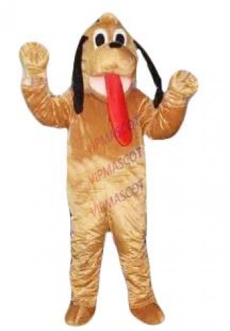 EVA Material Helmet Long tongue dog Mascot Costumes Cartoon Apparel advertisement costumes Halloween Birthday party 097
