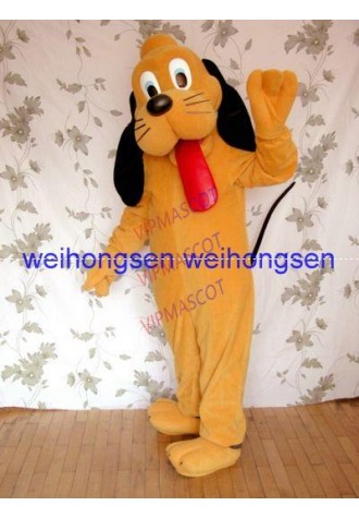 EVA Material Helmet Long tongue dog Mascot Costumes Cartoon Apparel advertisement costumes Halloween Birthday party 097