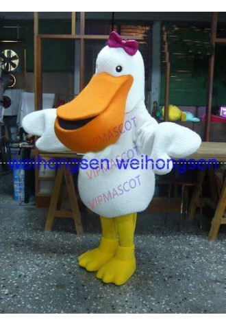 Rapid MaKe High quality Pelican Mascot Costumes Movie props show walking cartoon Apparel cosplay Birthday party 282
