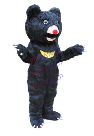 Factory direct Make EVA Material Helmet North Pole black bear Mascot Costumes Cartoon Apparel Birthday party Masquerade 1020