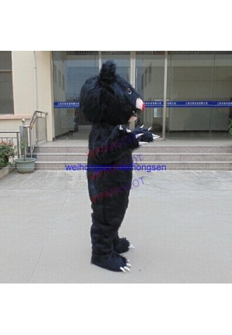 Factory direct Make EVA Material Helmet North Pole black bear Mascot Costumes Cartoon Apparel Birthday party Masquerade 1020