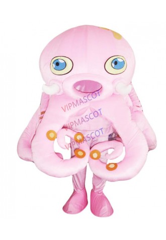 Factory direct Make EVA Material Pink Octopus Mascot Costumes Cartoon Apparel Birthday party Masquerade 991