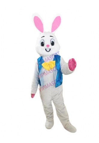 High Quality Cosplay Costumes Professional Easter Bunny Mascot Bugs Rabbit Hare Easter Adult Mascot Costume