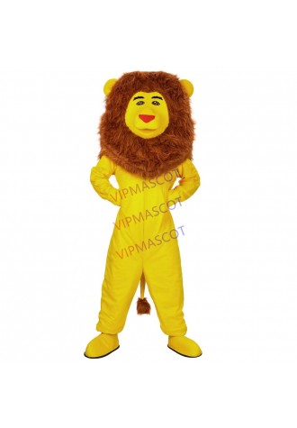 New Yellow lion Mascot Costume Custom Fancy Dress Cosplay Cartoon Mascot Costume Carnival Costume