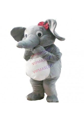 Professional New Elephant Mascot Costume Cartoon Suit Colors can be customized