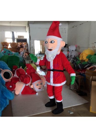Santa Claus Mascot Costume Fancy party Christmas Day Dress