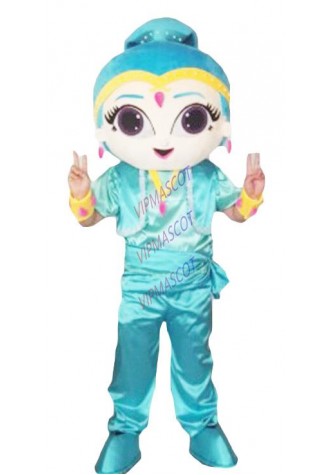 shimmer and shine mascot Costume Fancy Dress Performance Prop  Adult size Outfit Carnival Dressing