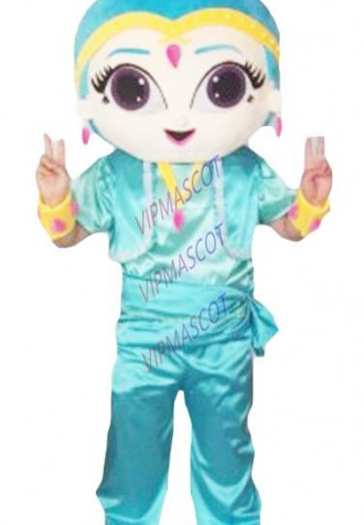 shimmer and shine mascot Costume Fancy Dress Performance Prop  Adult size Outfit Carnival Dressing