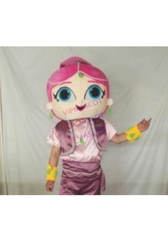 shimmer and shine mascot Costume Fancy Dress Performance Prop  Adult size Outfit Carnival Dressing