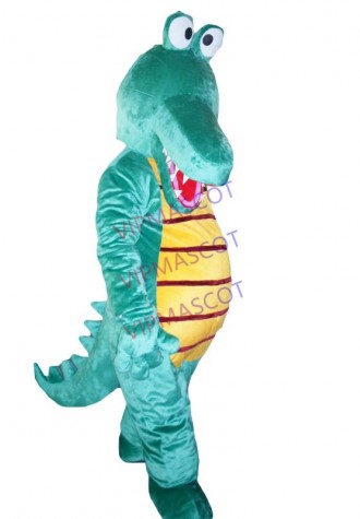 New Hot Sale Crocodile Alligator Plush Mascot Costume Cartoon Character Costumes Mascot Fancy party Dress Halloween Party Suit