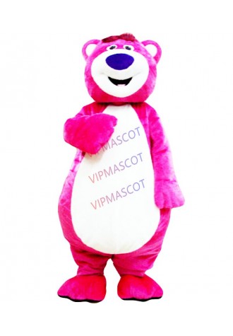 Pink LOTSO Bear cartoon character mascot costume Adult Fancy party Dress Cute Dolls mascotte costume Cosplay Outfits Adult Size