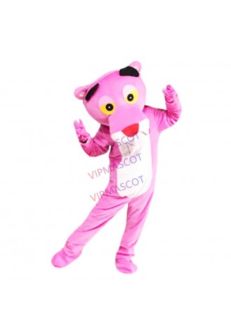 Pink Leopard Panther Mascot Adult Costume Carnival For School Anime cosplay Birthday Party Fancy Cosplay Dress Adult