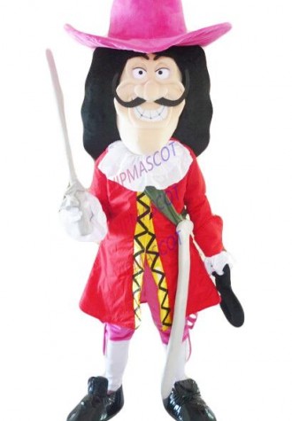 Buccaneer Mascotte Costume Fancy Dress Suit Cartoon Mascot Costume for Halloween party event