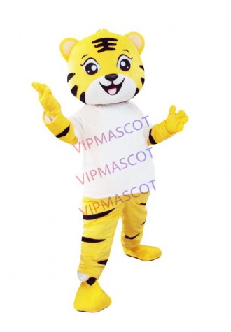 Tiger Adult Mascot Costume Lovely King Tiger Mascot Cartoon Apparel Fancy Dress Christmas Cosplay for Halloween party event