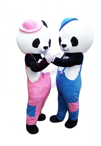 Adult size Chinese Giant Panda Mascot costume Christmas cosplay Mascot fancy cosplay costumes for Halloween party event